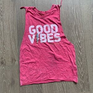Spiritual Gangster Good Vibes tank top